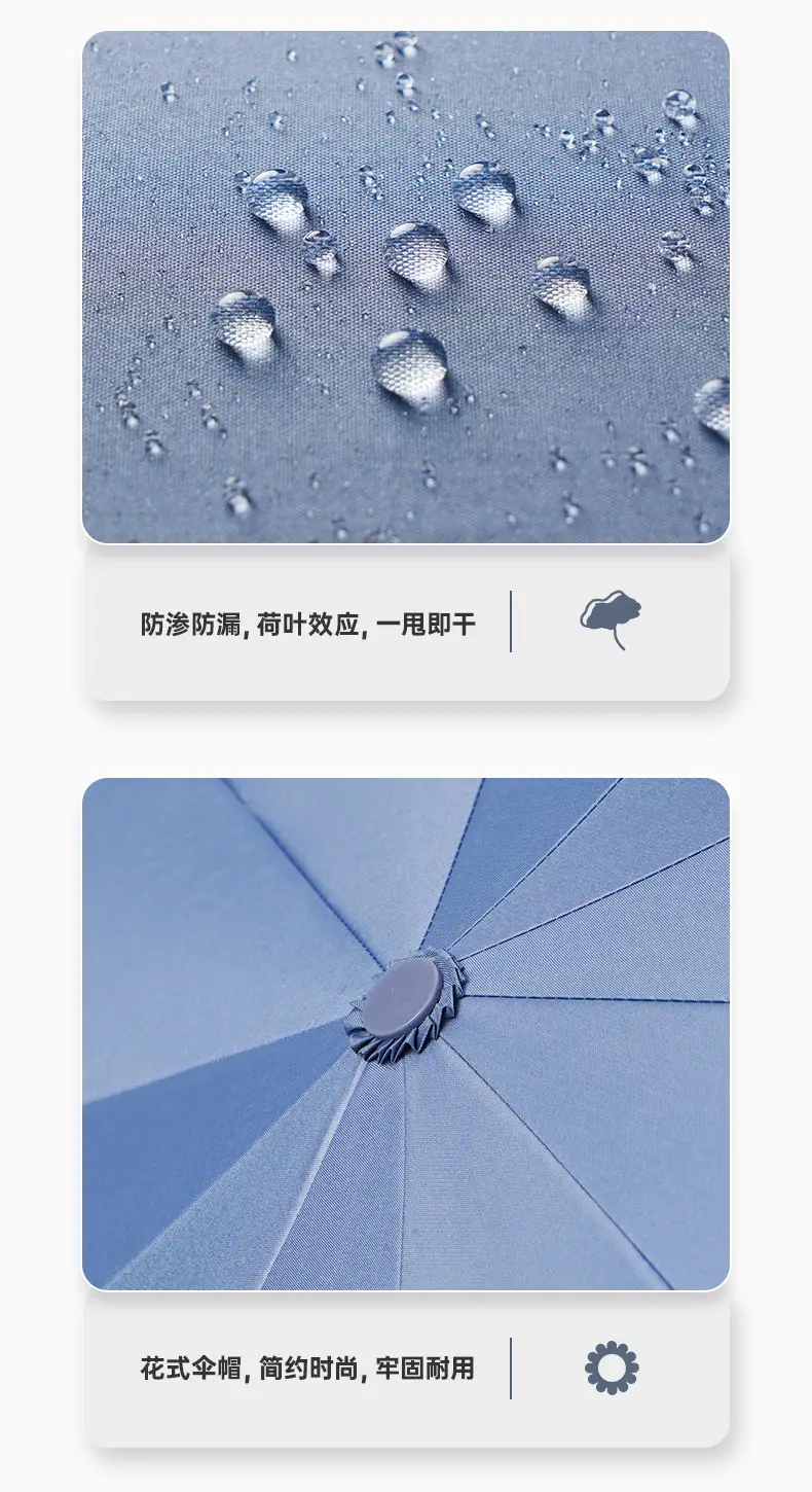Rotatable Flashlight Umbrella with 8-Storm Protection — feature 25