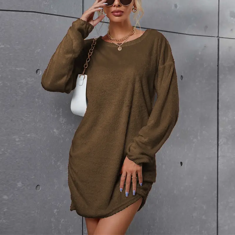 Black Loose Fit Women's Casual Dress 2022 - Image 6