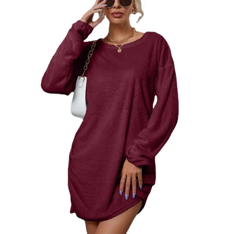 Black Loose Fit Women's Casual Dress 2022 - Image 8
