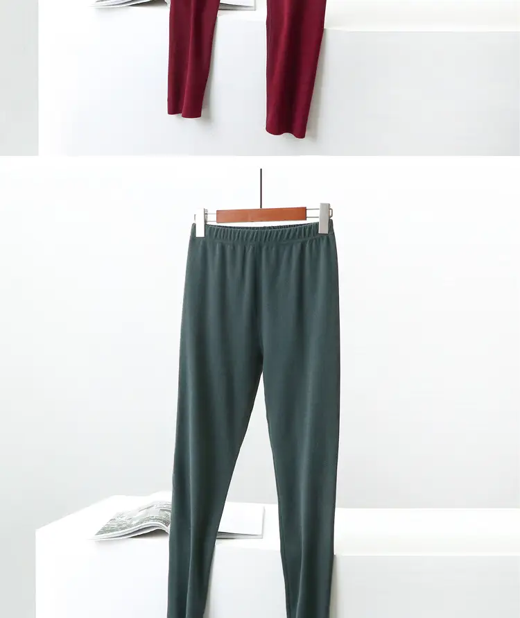 Women Velvet Longon Set Pink Fleece Lined — feature 15