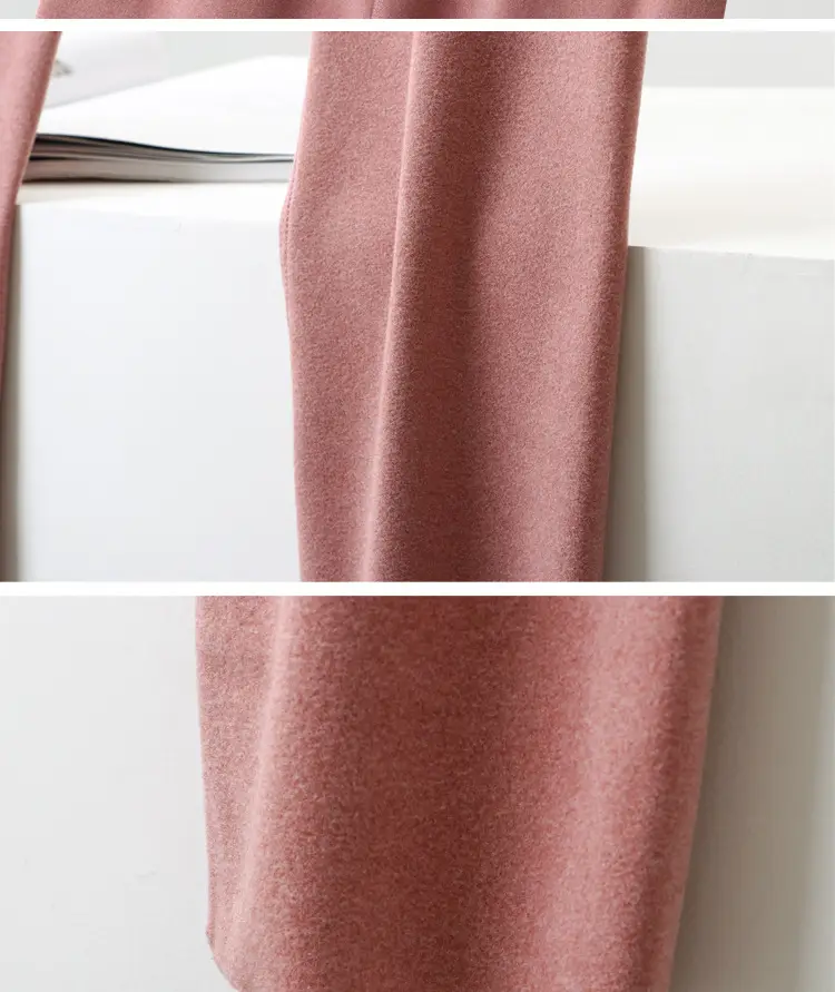 Women Velvet Longon Set Pink Fleece Lined — feature 5