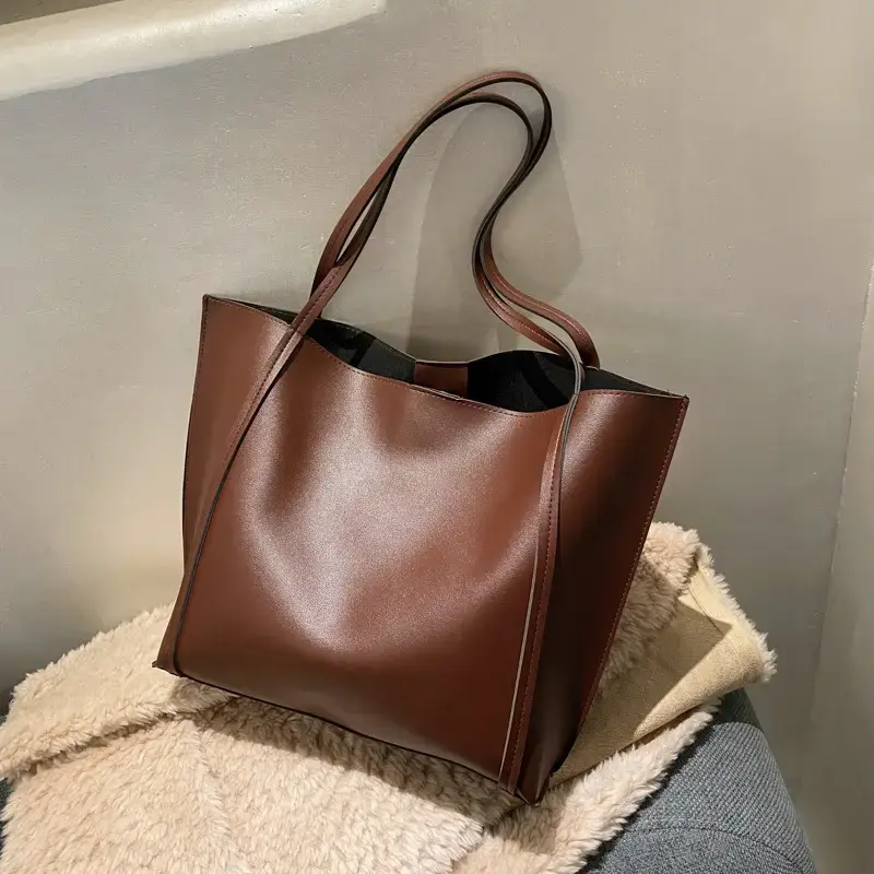 2021 New Winter White Large Shoulder Bag Women - Image 5