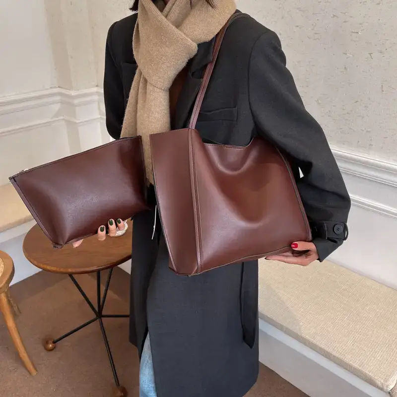 2021 New Winter White Large Shoulder Bag Women - Image 8