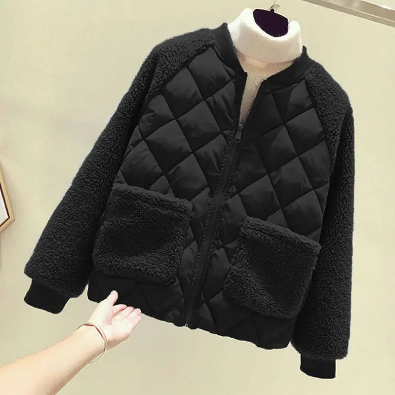 Women's White Quilted Coat 2021 Winter Korean Style