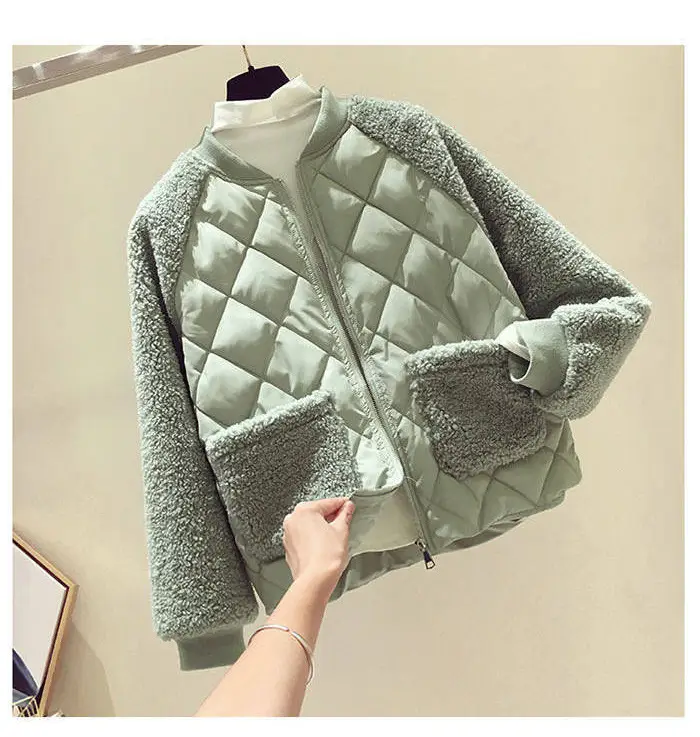 Women's White Quilted Coat 2021 Winter Korean Style — feature 10