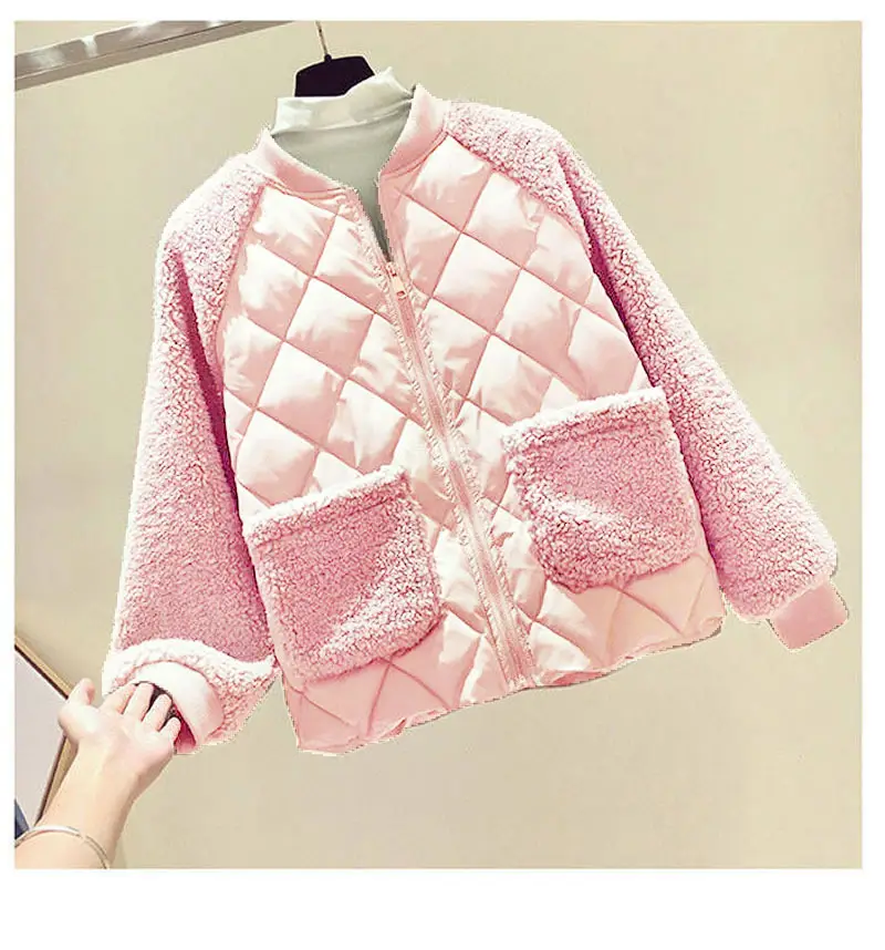 Women's White Quilted Coat 2021 Winter Korean Style — feature 13