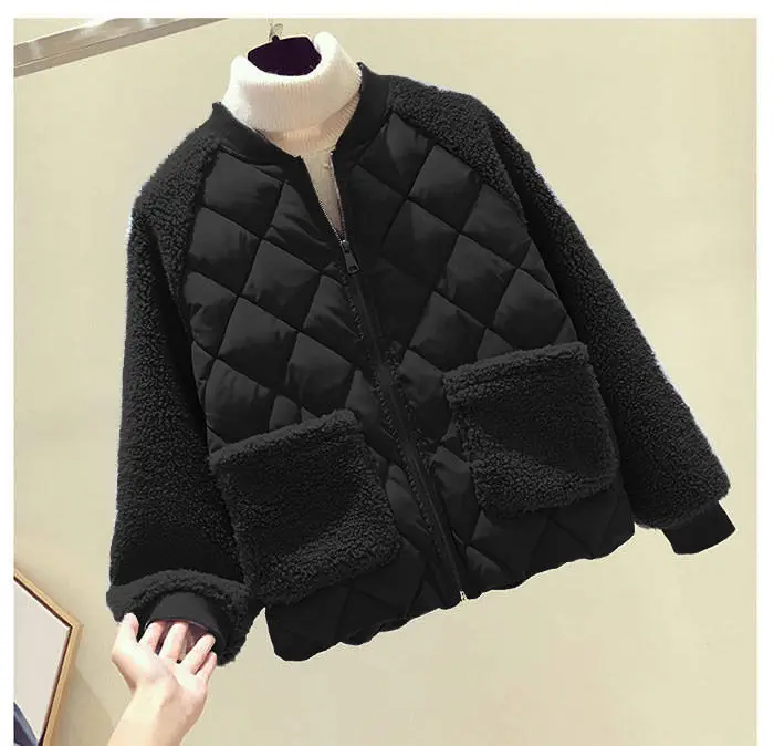 Women's White Quilted Coat 2021 Winter Korean Style — feature 4