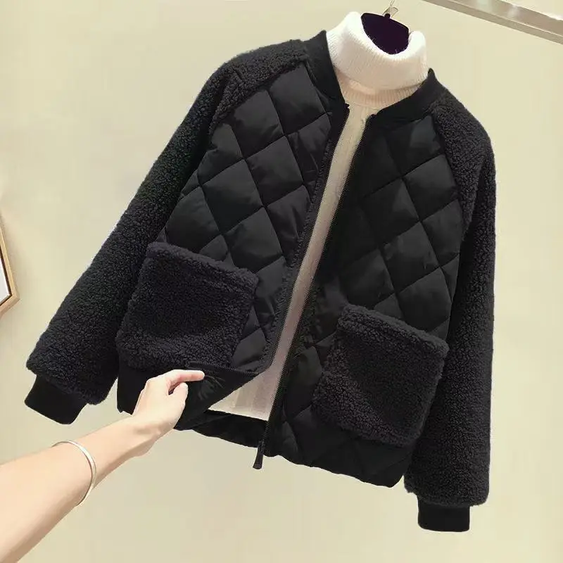 Women's White Quilted Coat 2021 Winter Korean Style — feature 5