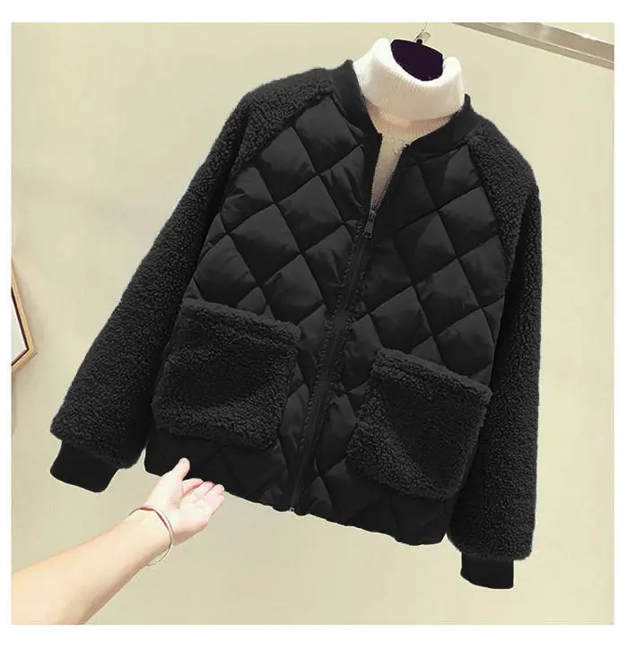 Women's White Quilted Coat 2021 Winter Korean Style — feature 6
