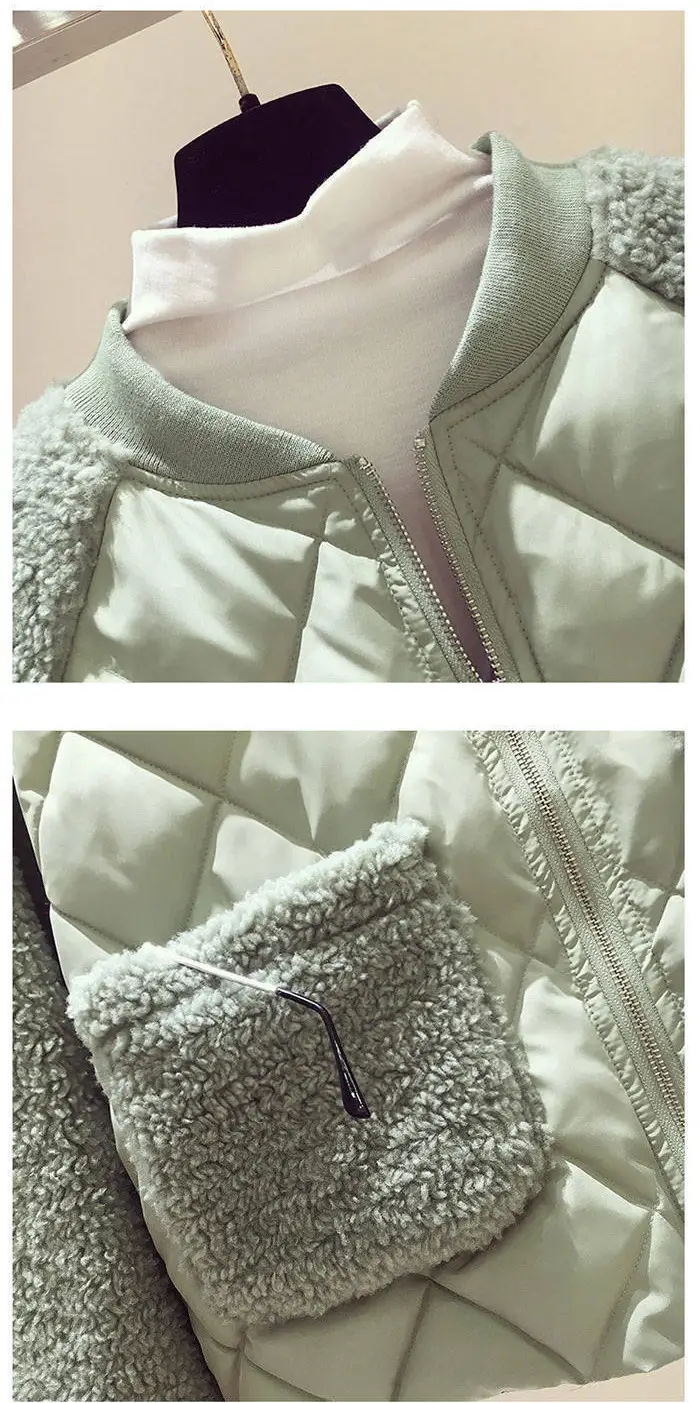 Women's White Quilted Coat 2021 Winter Korean Style — feature 9
