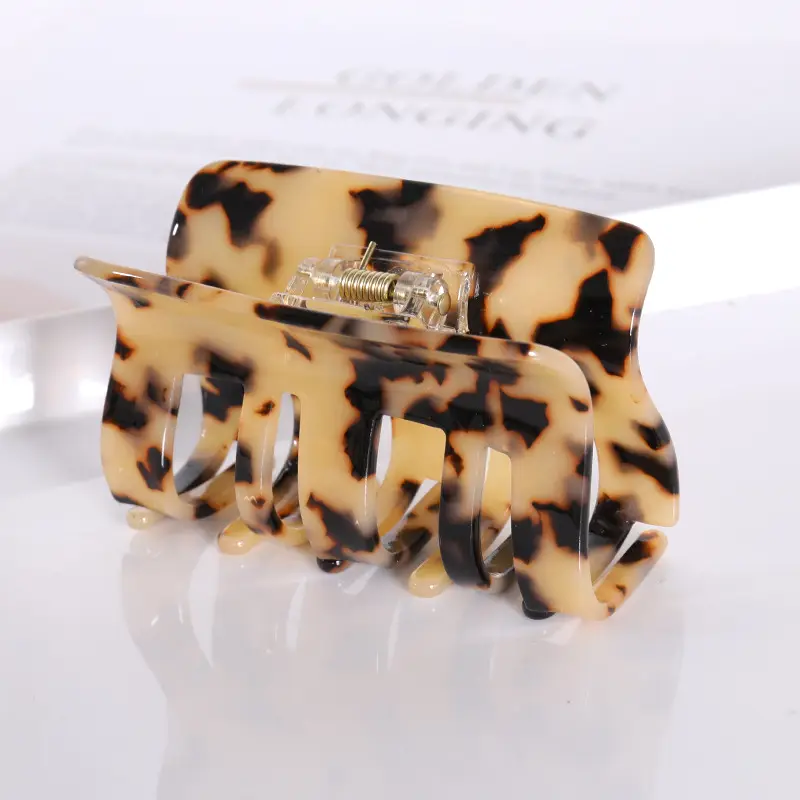 Square Acrylic Hair Clips for Ponytail & Headband - Image 3