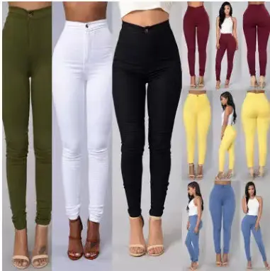 Women Slimming Leg Pants High Waist Skinny Fit - Image 6