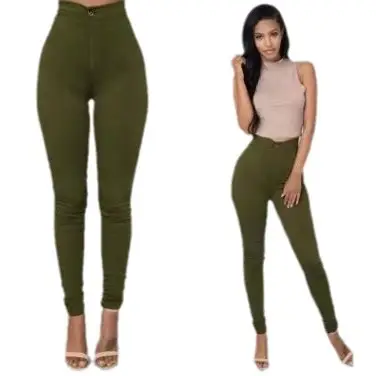 Women Slimming Leg Pants High Waist Skinny Fit - Image 9