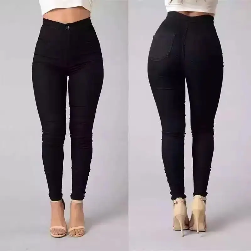 Women Slimming Leg Pants High Waist Skinny Fit - Image 2