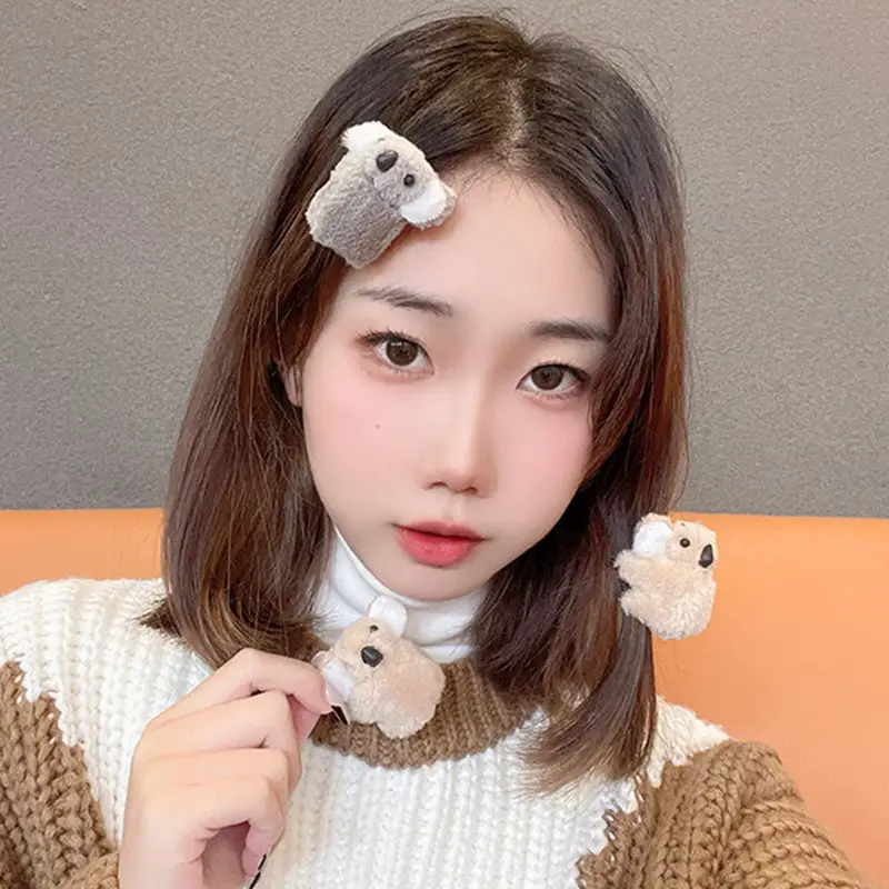 Cute Koala Plush Hair Clips for Girls - Image 6