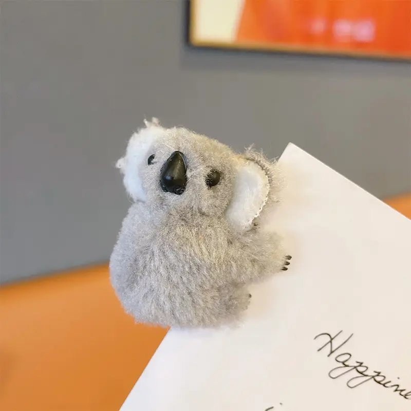Cute Koala Plush Hair Clips for Girls - Image 2