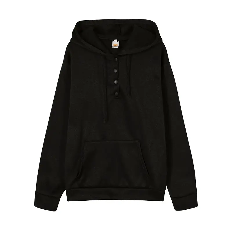 Women's Maroon Hooded Long Sleeve Pullover Sweater — feature 15