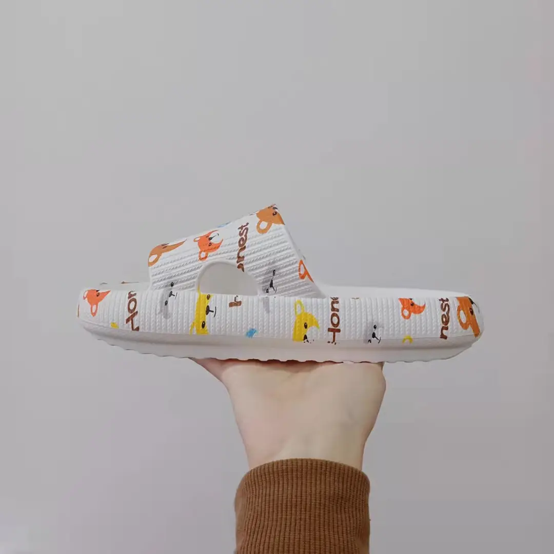 Cross-Border Foreign Trade Eva Thick-Soled Printed Slippers with Full-Pattern Heat Transfer Design for Couples and Family, Non-Slip Home Slippers — feature 18