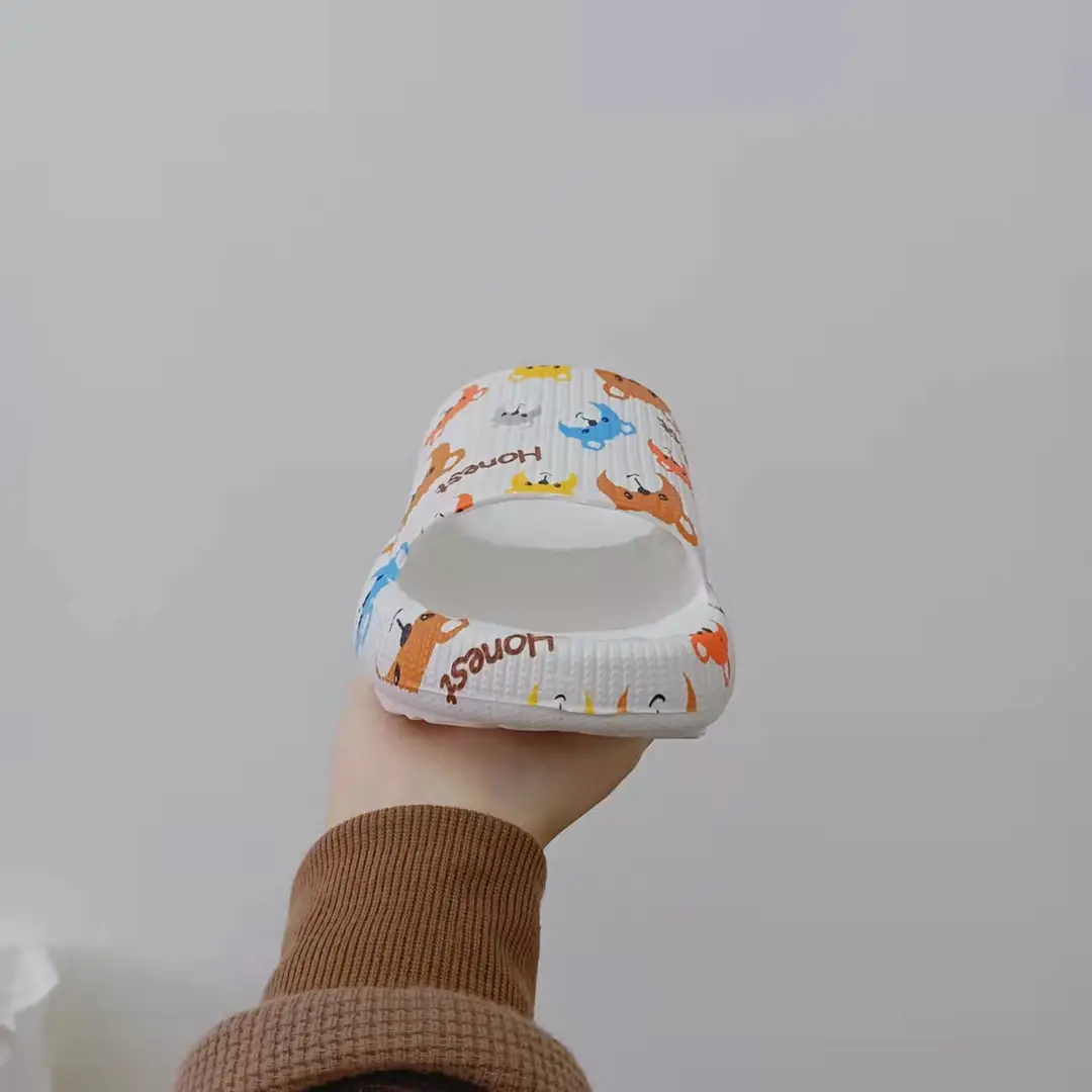 Cross-Border Foreign Trade Eva Thick-Soled Printed Slippers with Full-Pattern Heat Transfer Design for Couples and Family, Non-Slip Home Slippers — feature 19