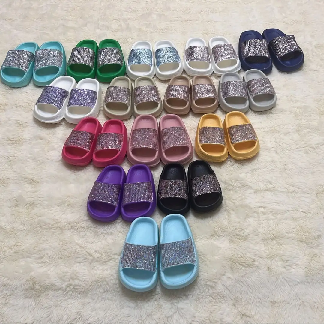 Cross-Border Foreign Trade Eva Thick-Soled Printed Slippers with Full-Pattern Heat Transfer Design for Couples and Family, Non-Slip Home Slippers — feature 3