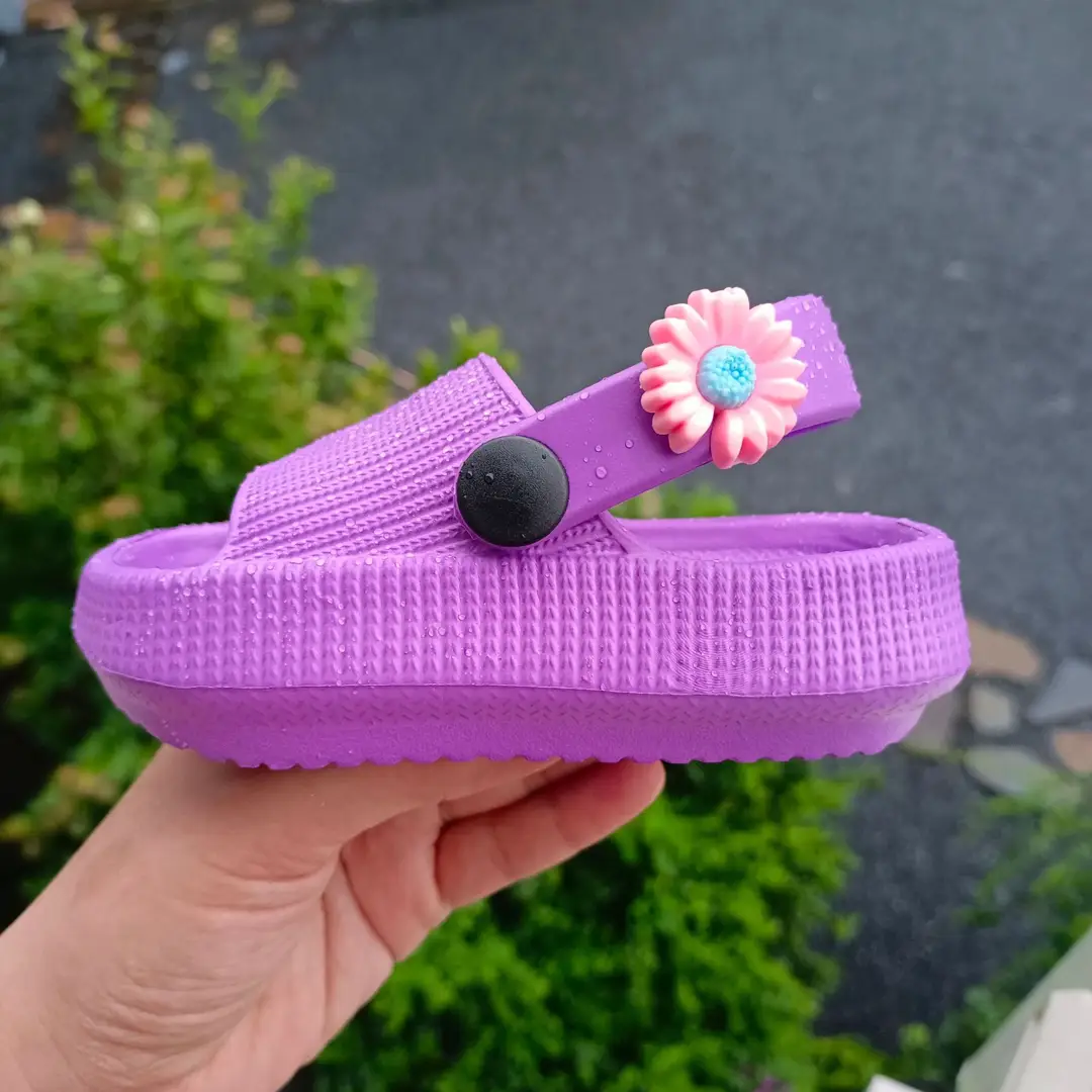 Cross-Border Foreign Trade Eva Thick-Soled Printed Slippers with Full-Pattern Heat Transfer Design for Couples and Family, Non-Slip Home Slippers — feature 7