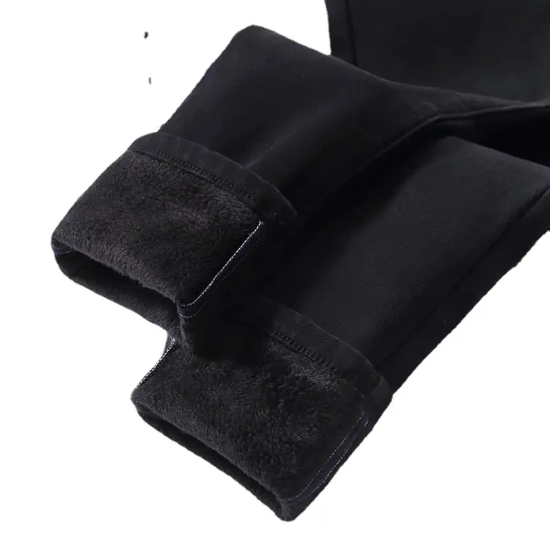Fleece Lined Slim Fit Jeans Women 2021 Winter - Image 6