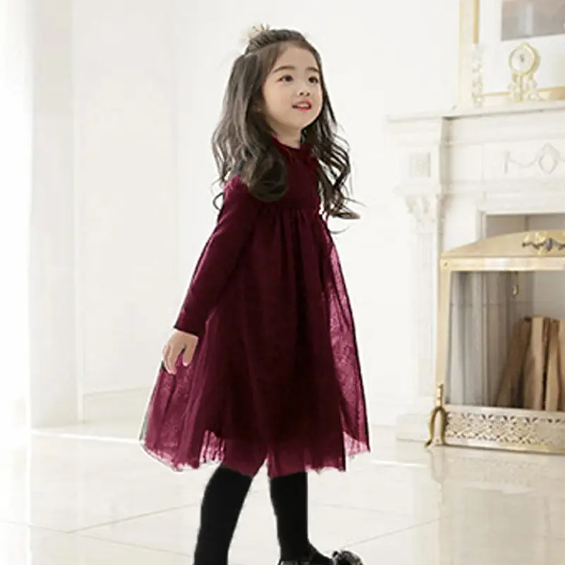 Girls Skirt Dress Korean Style Gauze Large Size - Image 12