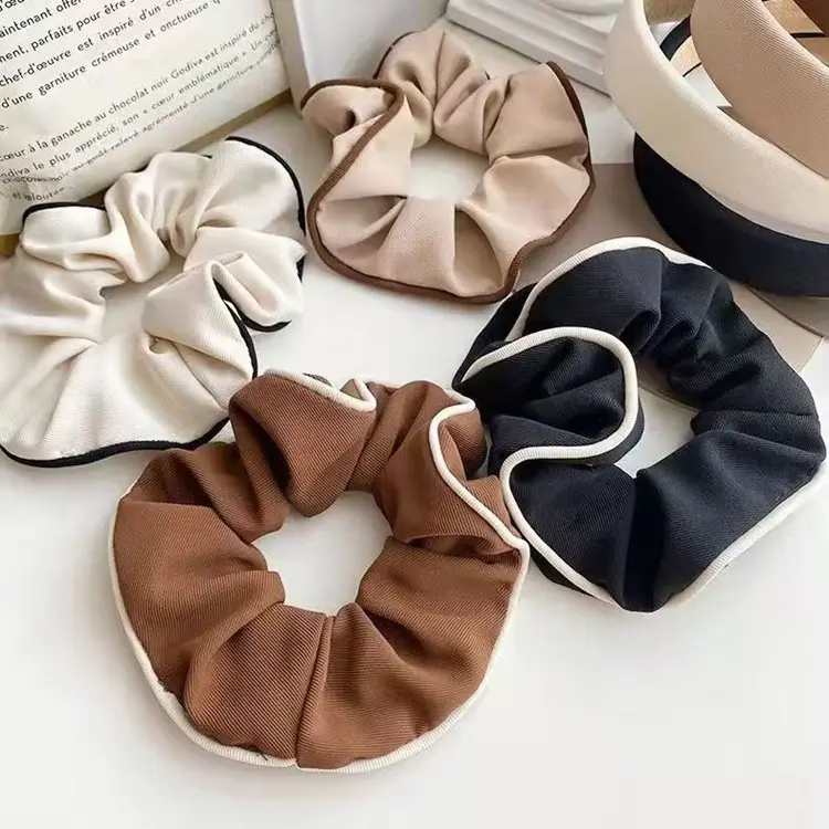 Women's Elegant Hair Rope Sweet Milk Coffee Brown Black Large