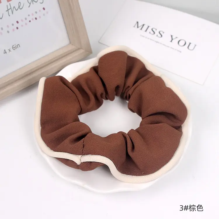 Women's Elegant Hair Rope Sweet Milk Coffee Brown Black Large