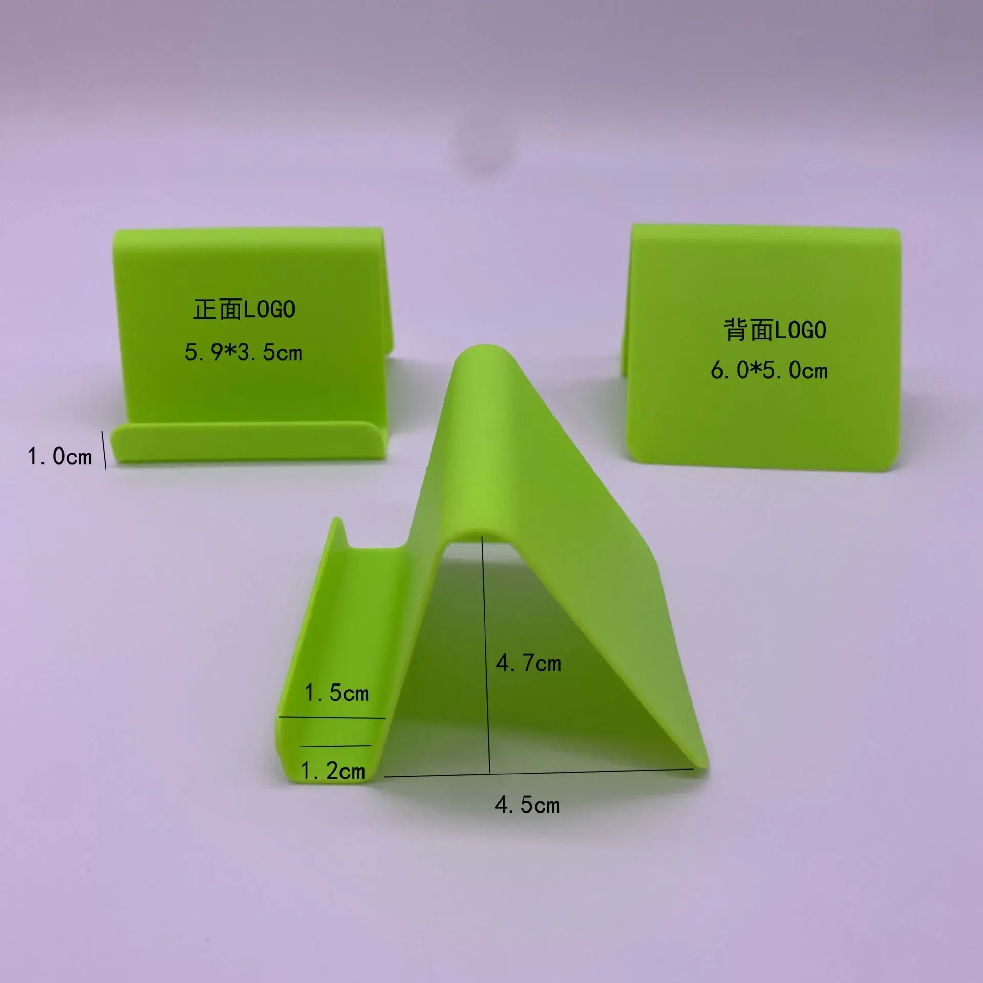 Portable Geometric Phone Bracket Green 4.7cm - Image 3