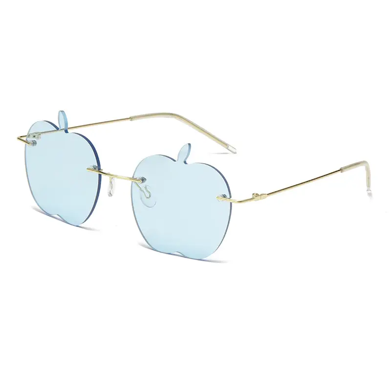 gold frame blue