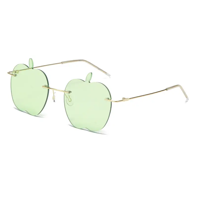 gold frame green film
