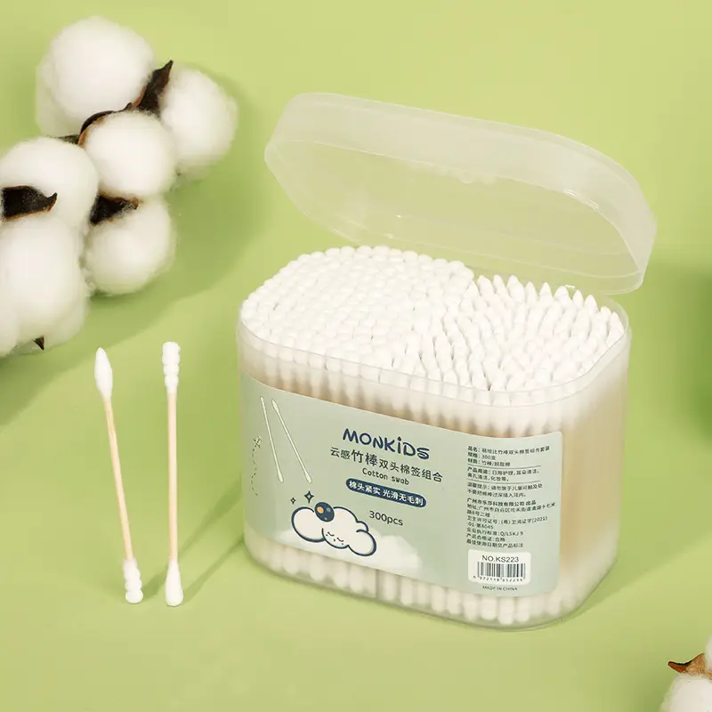 Baby Cotton Swabs 3mm Spiral Head Ear Spoon Sticks