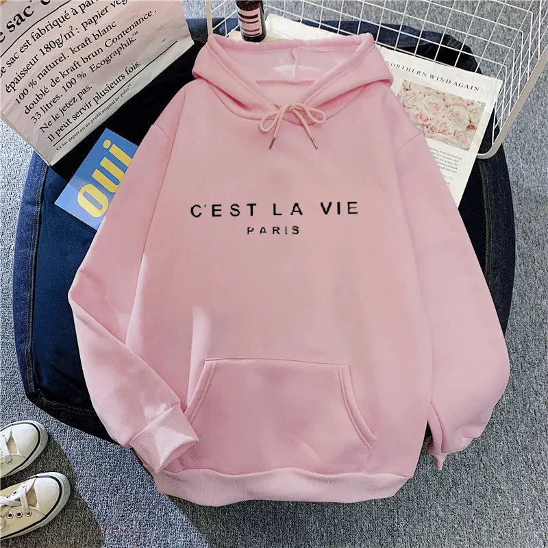 Pink Hooded Vests for Women 2024 Winter Warm Loose Fit - Image 12