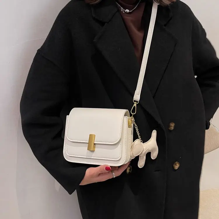 Black Square Crossbody Bag for Women 2025 - Image 12