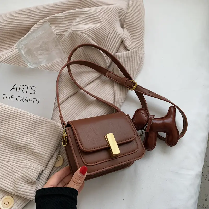 Black Square Crossbody Bag for Women 2025 - Image 7