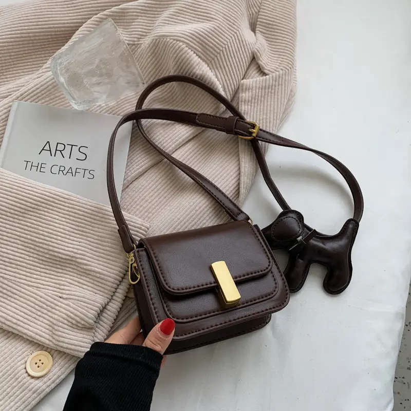 Black Square Crossbody Bag for Women 2025 - Image 8