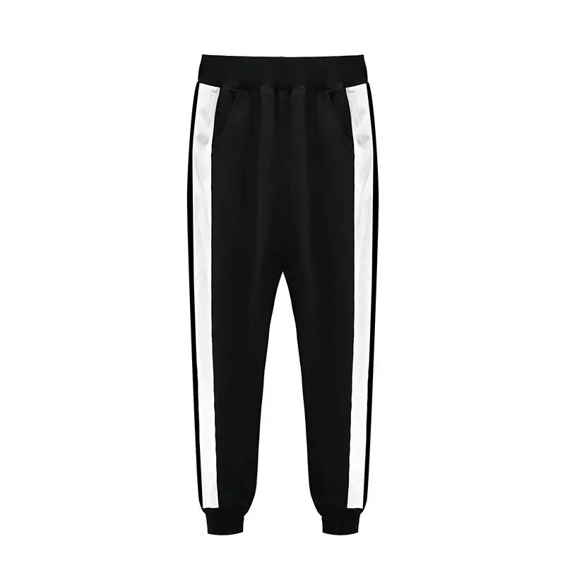 Boys Sweatpants Pink Striped Large Size - Image 9