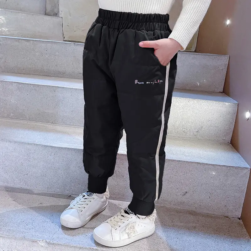Pink Elastic Waist 0-6Yr Cotton Track Pants