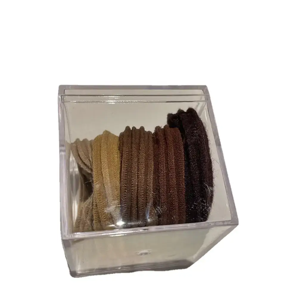 Women's Rubber Headband with Leather Case & Elastic Box - Image 7