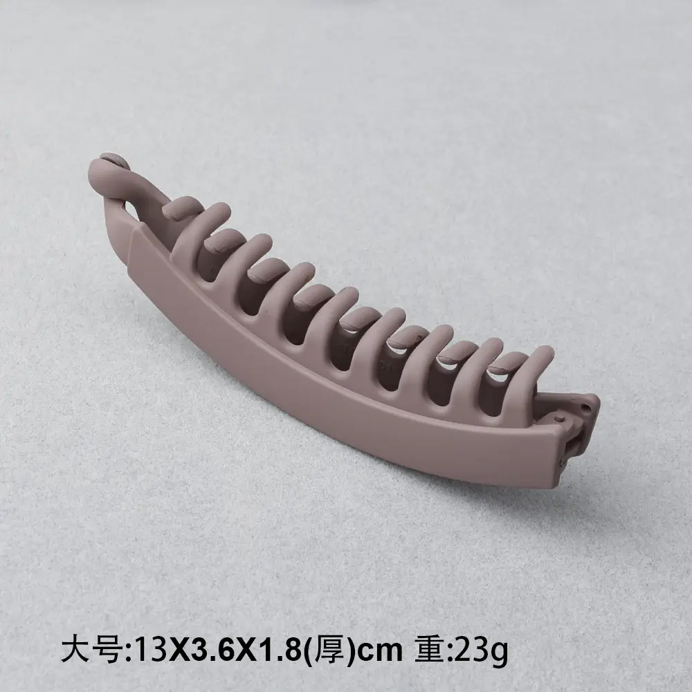 Frosted Toothed Hair Clip Dark Green 23g - Image 10
