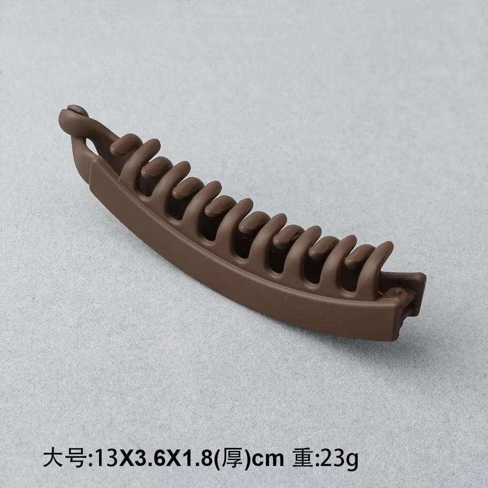 Frosted Toothed Hair Clip Dark Green 23g - Image 7