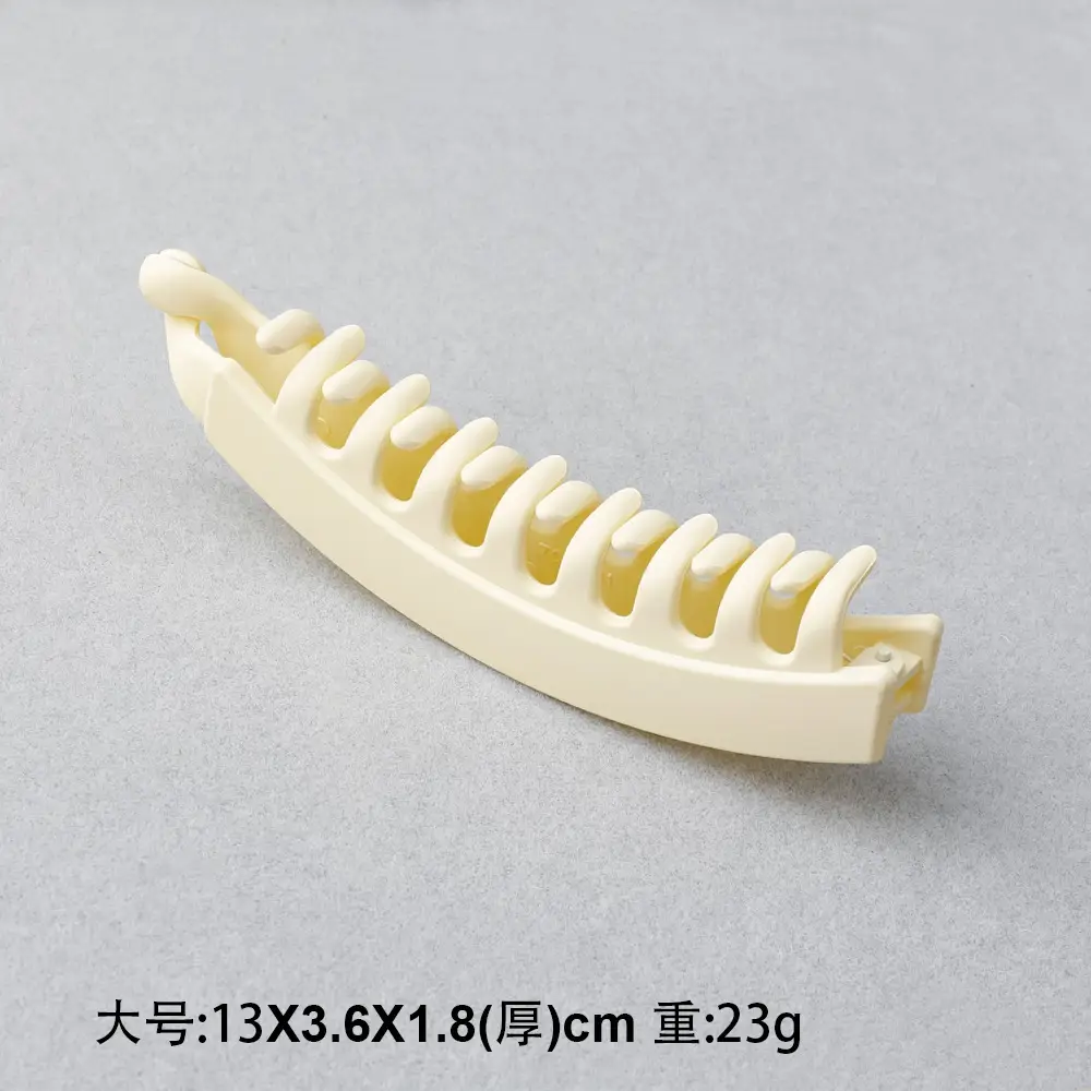 Frosted Toothed Hair Clip Dark Green 23g - Image 9