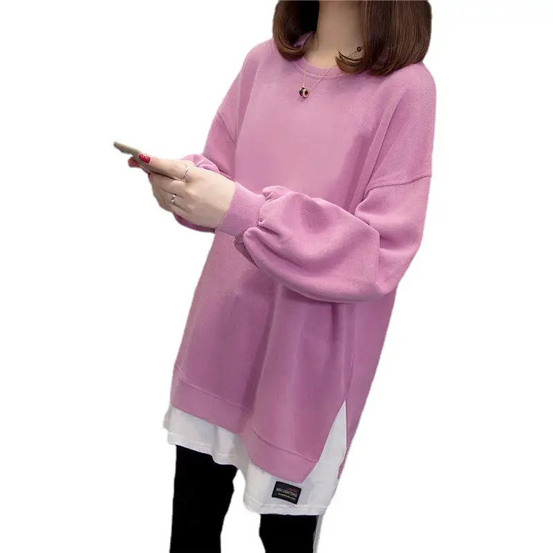 Women Cotton Fat Plus Size Sweater Top Teal
