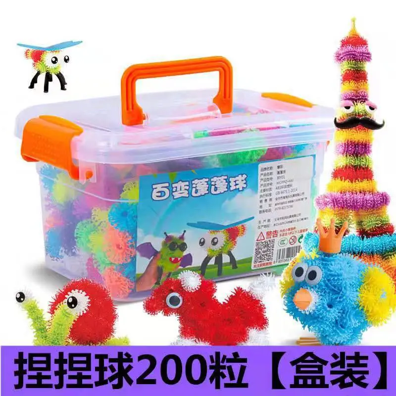 Rainbow Puffy Pinching Toy for Kids - Image 2