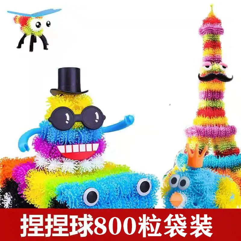 Rainbow Puffy Pinching Toy for Kids - Image 5