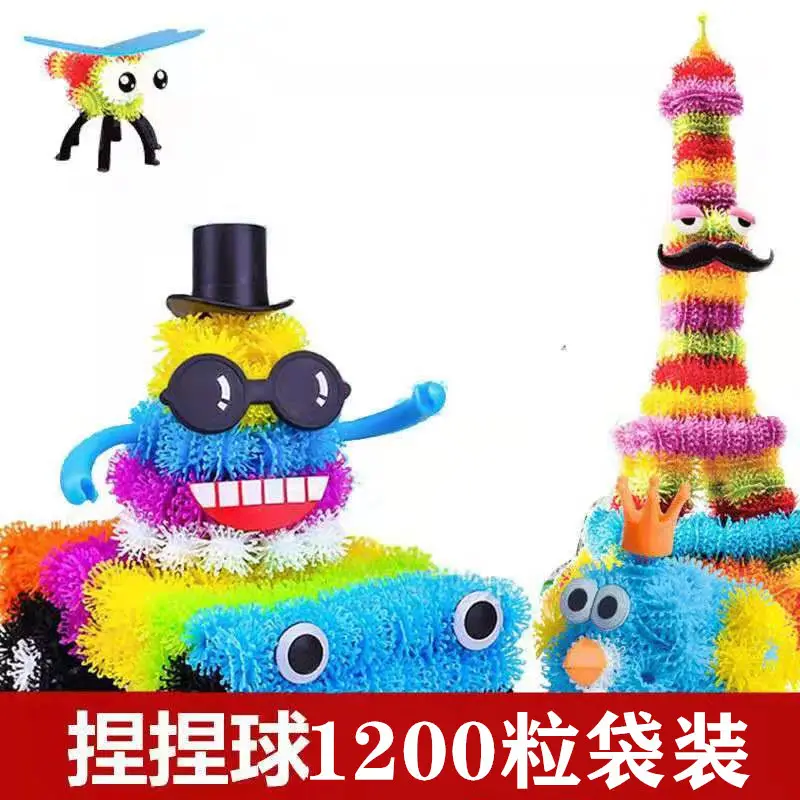 Rainbow Puffy Pinching Toy for Kids - Image 7