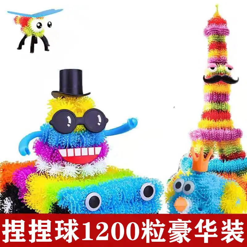 Rainbow Puffy Pinching Toy for Kids - Image 8