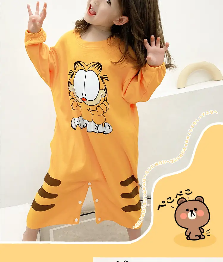 Boys Cotton Long Sleeve Cartoon Pajamas — feature 14
