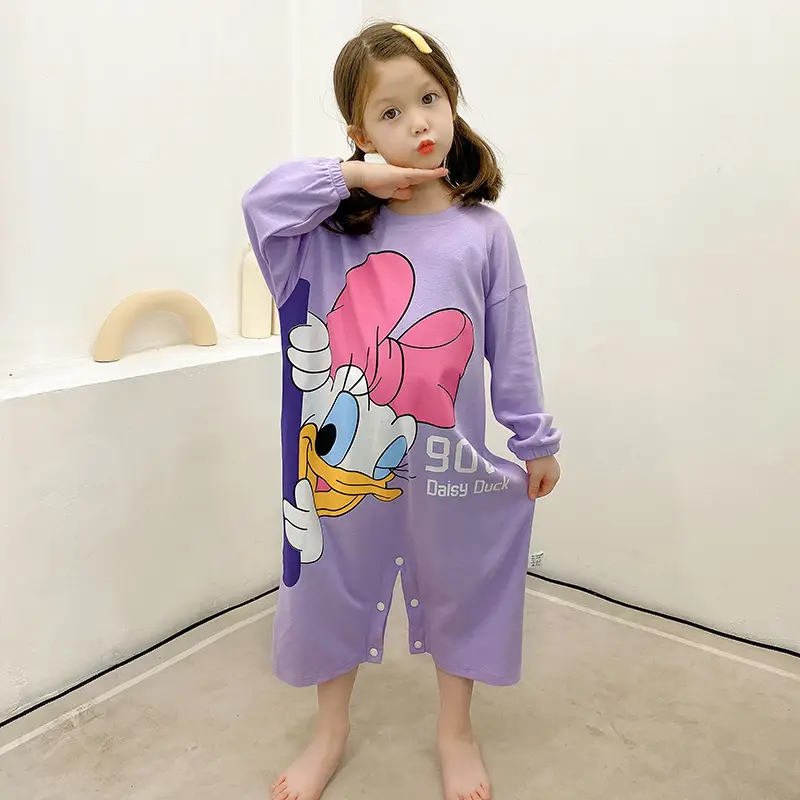 Boys Cotton Long Sleeve Cartoon Pajamas